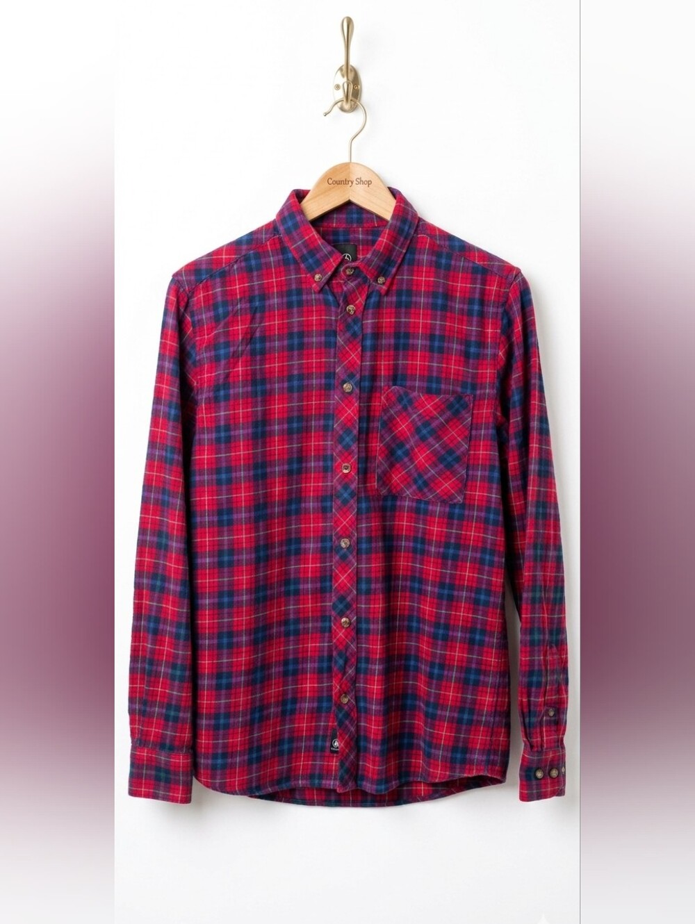 Burton Plaid Button-Down Shirt Medium